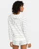 Perfect Wave Stripes Zip Hoodie - Snow White Horiz Will Stripes sold by Roxy