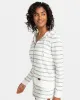 Perfect Wave Stripes Zip Hoodie - Snow White Horiz Will Stripes sold by Roxy