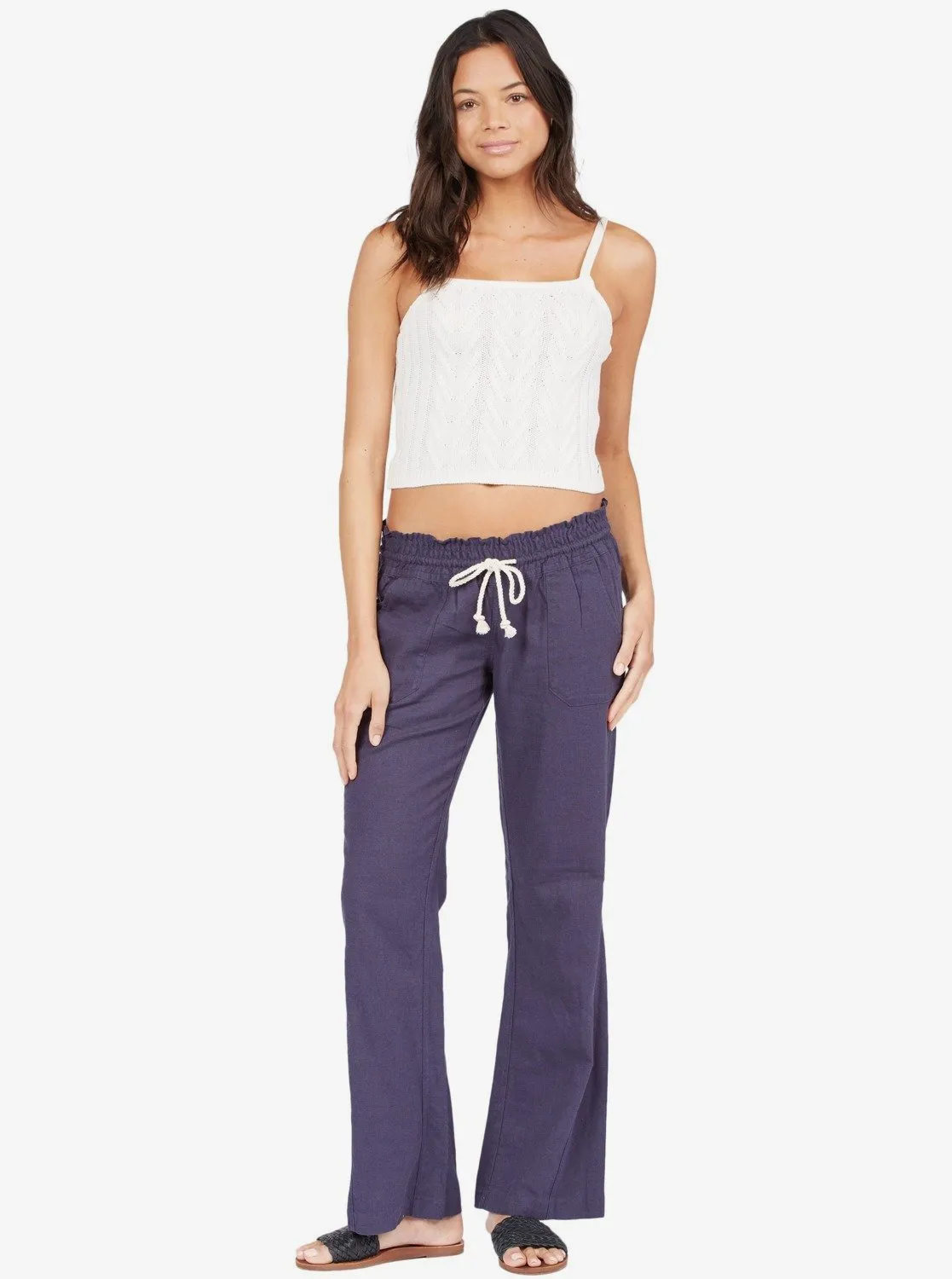 Oceanside Flared Pants - Mood Indigo sold by Roxy product image thumbnail 3