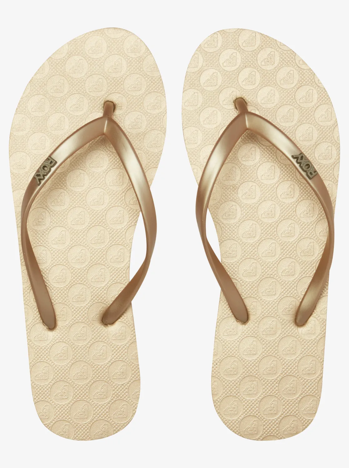 Viva Flip-Flops - Metallic Gold sold by Roxy product image thumbnail 3