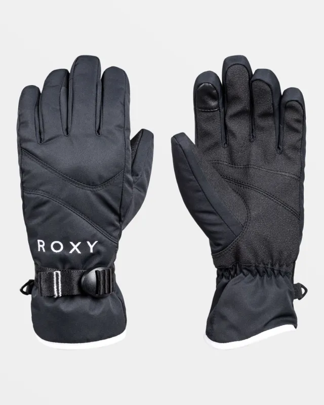 Roxy Jetty Solid Insulated Snowboard/Ski Gloves - True Black sold by Roxy