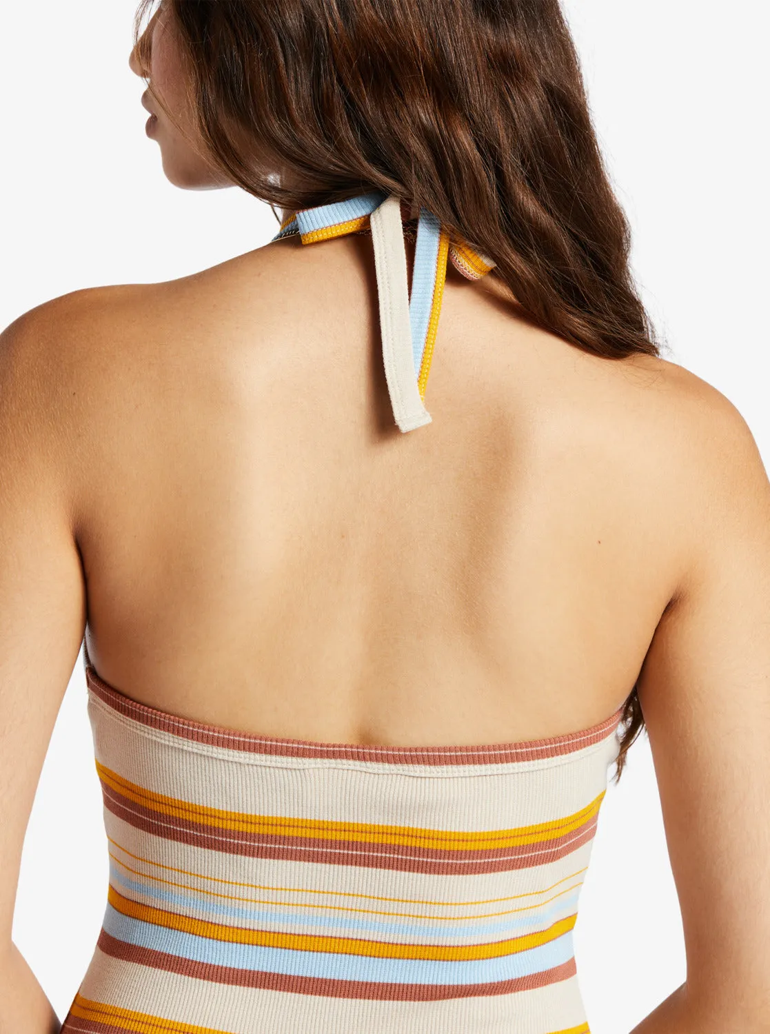 Retro Coast Halter Mini Dress - 70S Babe sold by Roxy product image thumbnail 4