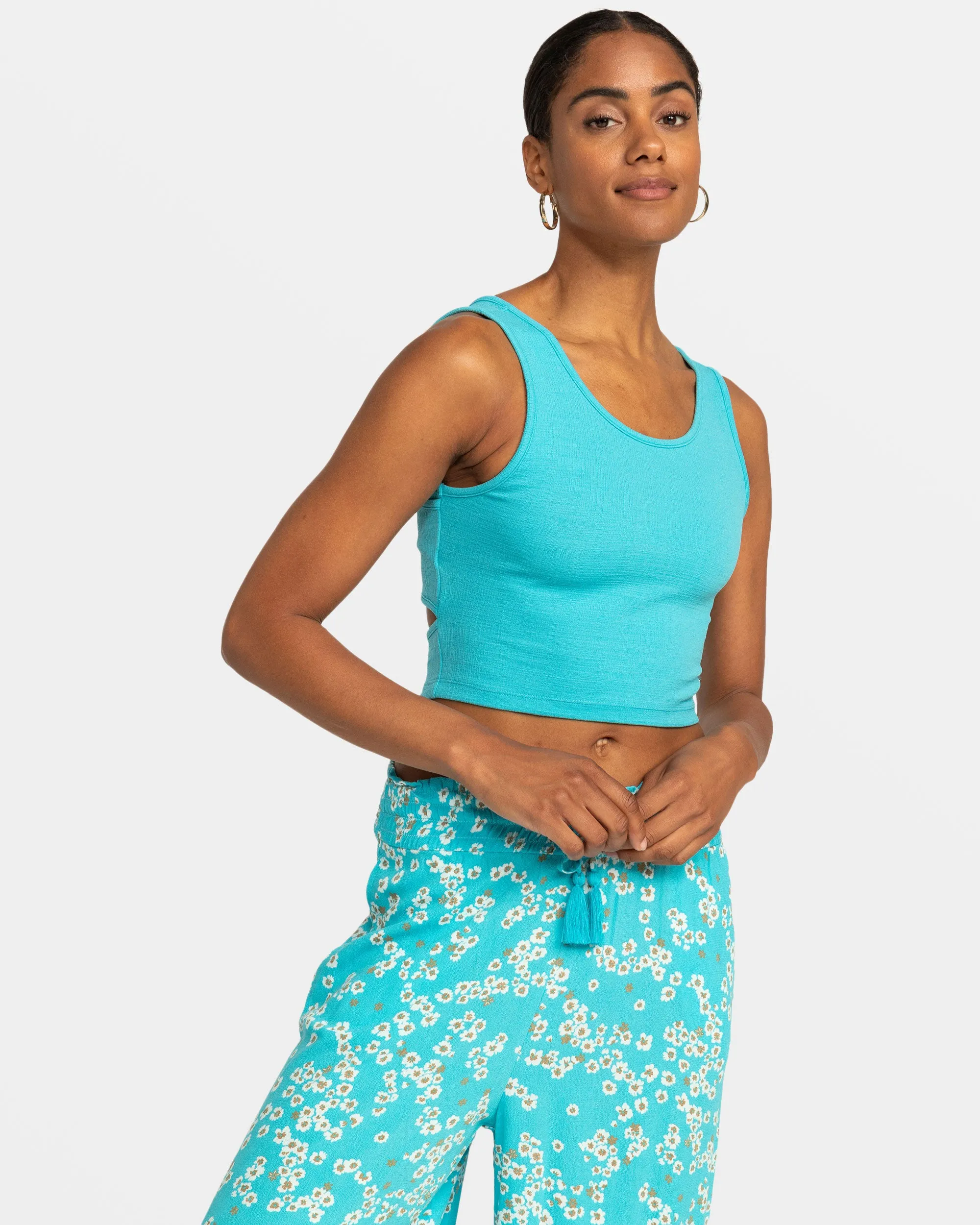 Good Keepsake Crop Top - Maui Blue sold by Roxy