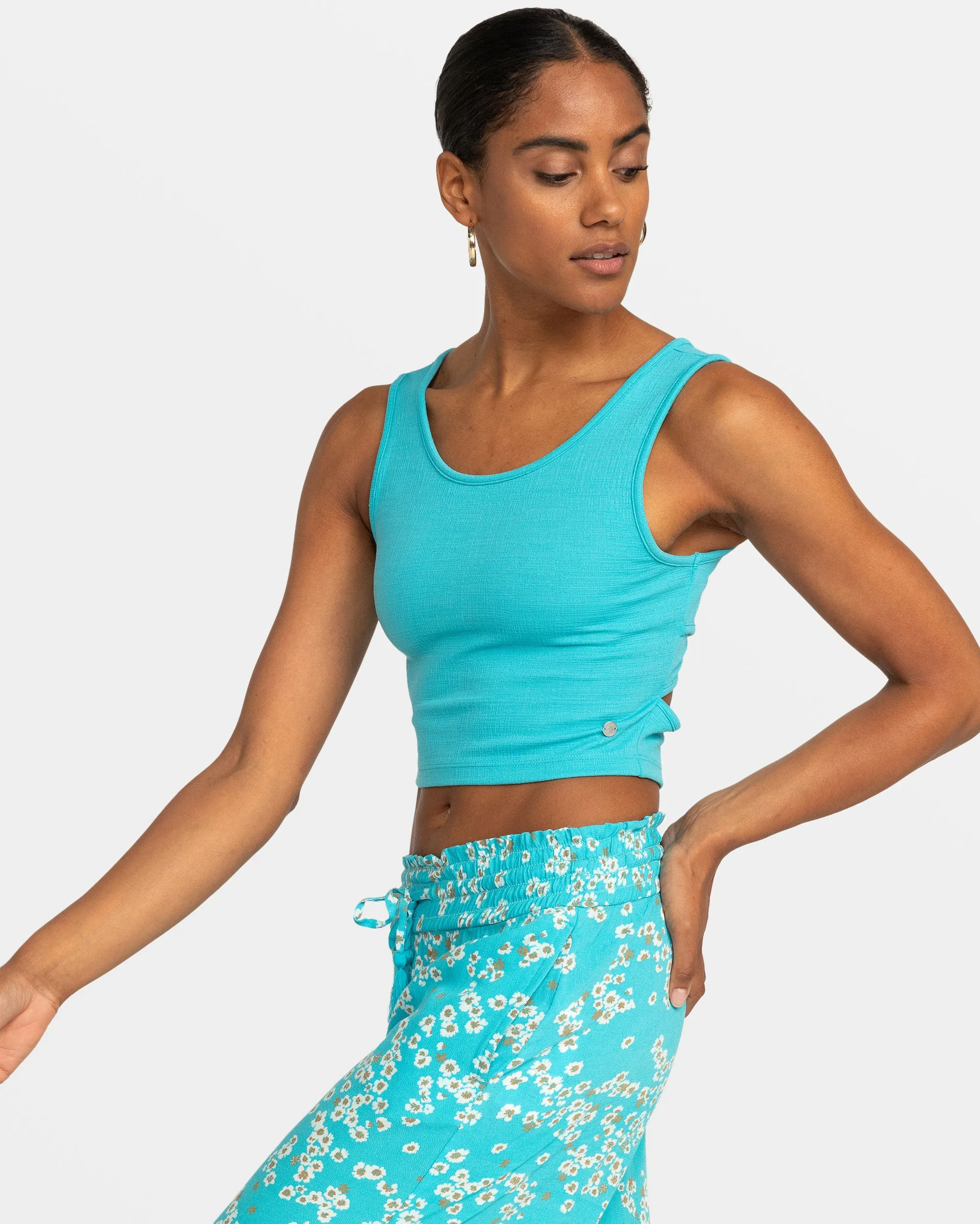 Good Keepsake Crop Top - Maui Blue sold by Roxy product image thumbnail 4