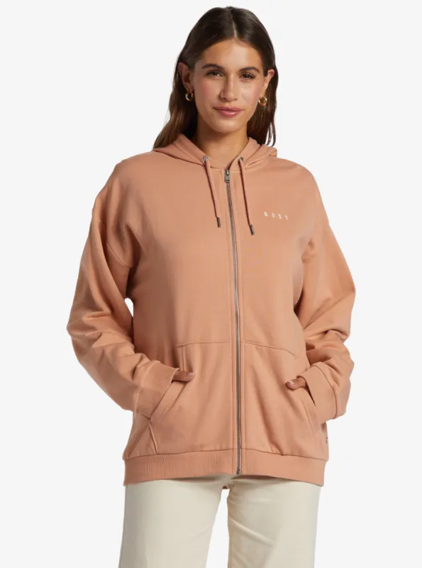 Oversized Evening Hike Hoodie - Cafe Creme sold by Roxy