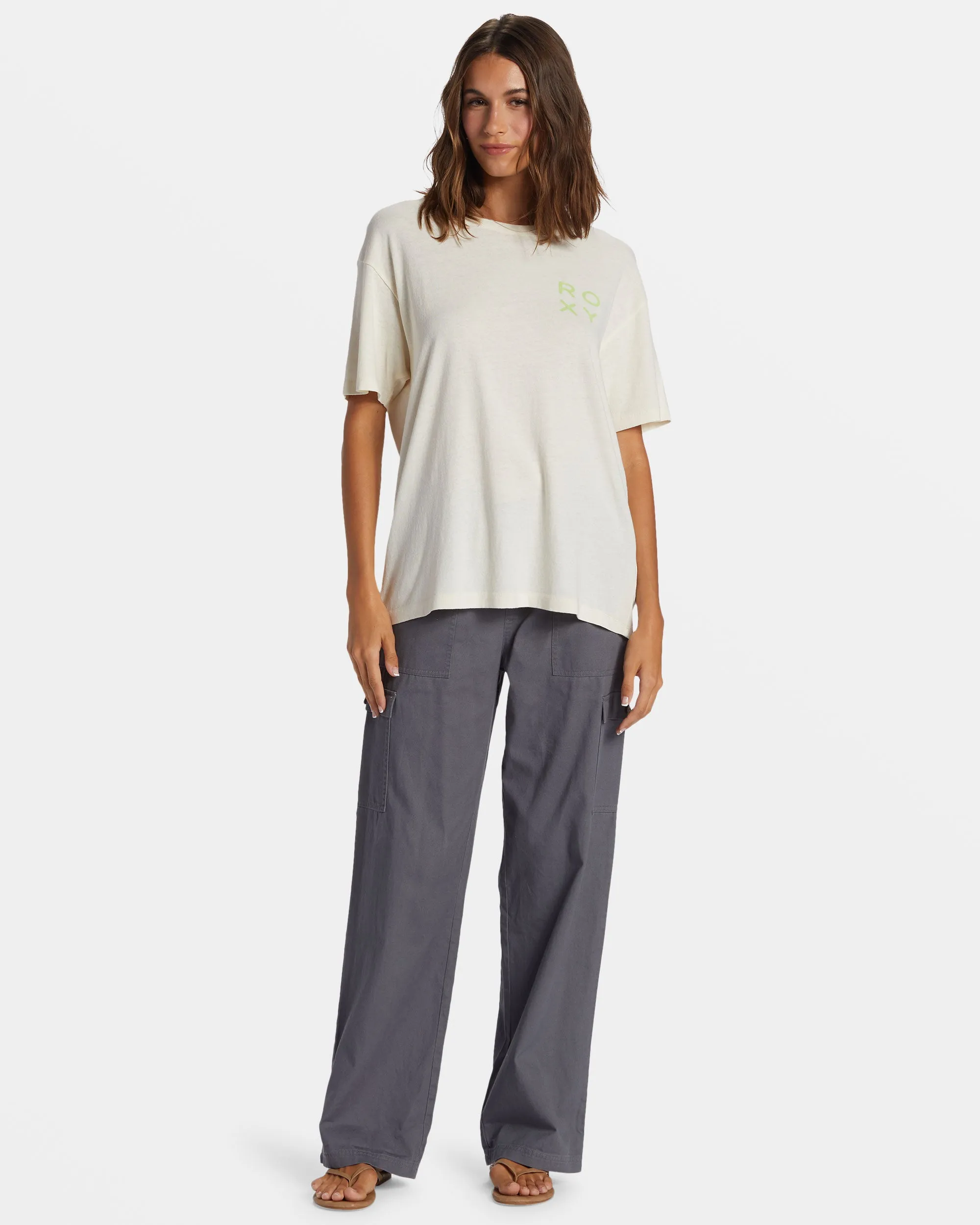 Tropic Daze T-Shirt - Egret sold by Roxy product image thumbnail 3