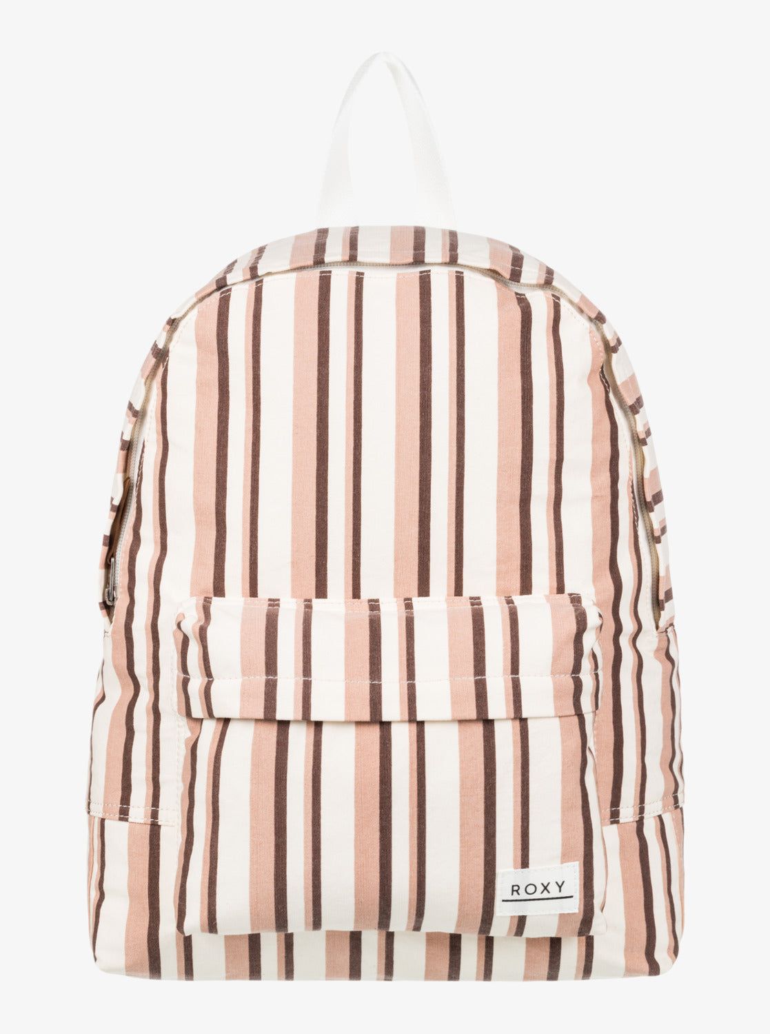 Sugar Baby Canvas Small Backpack - Root Beer Silk Caye Stripe sold by Roxy