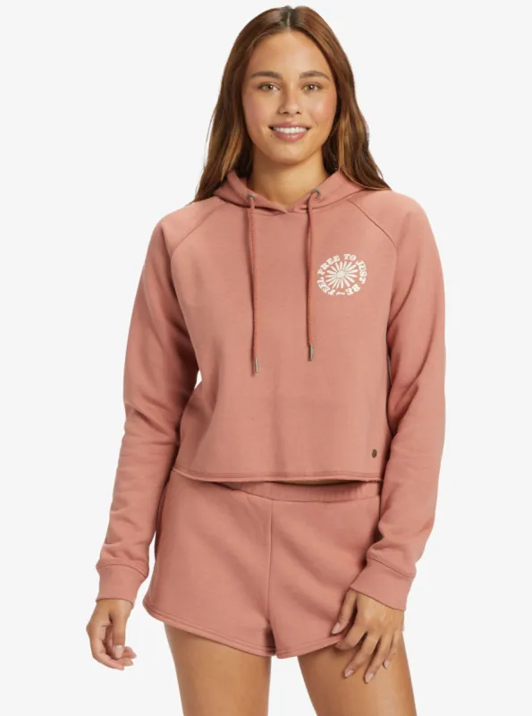 We Arrived Hoodie - Cedar Wood sold by Roxy