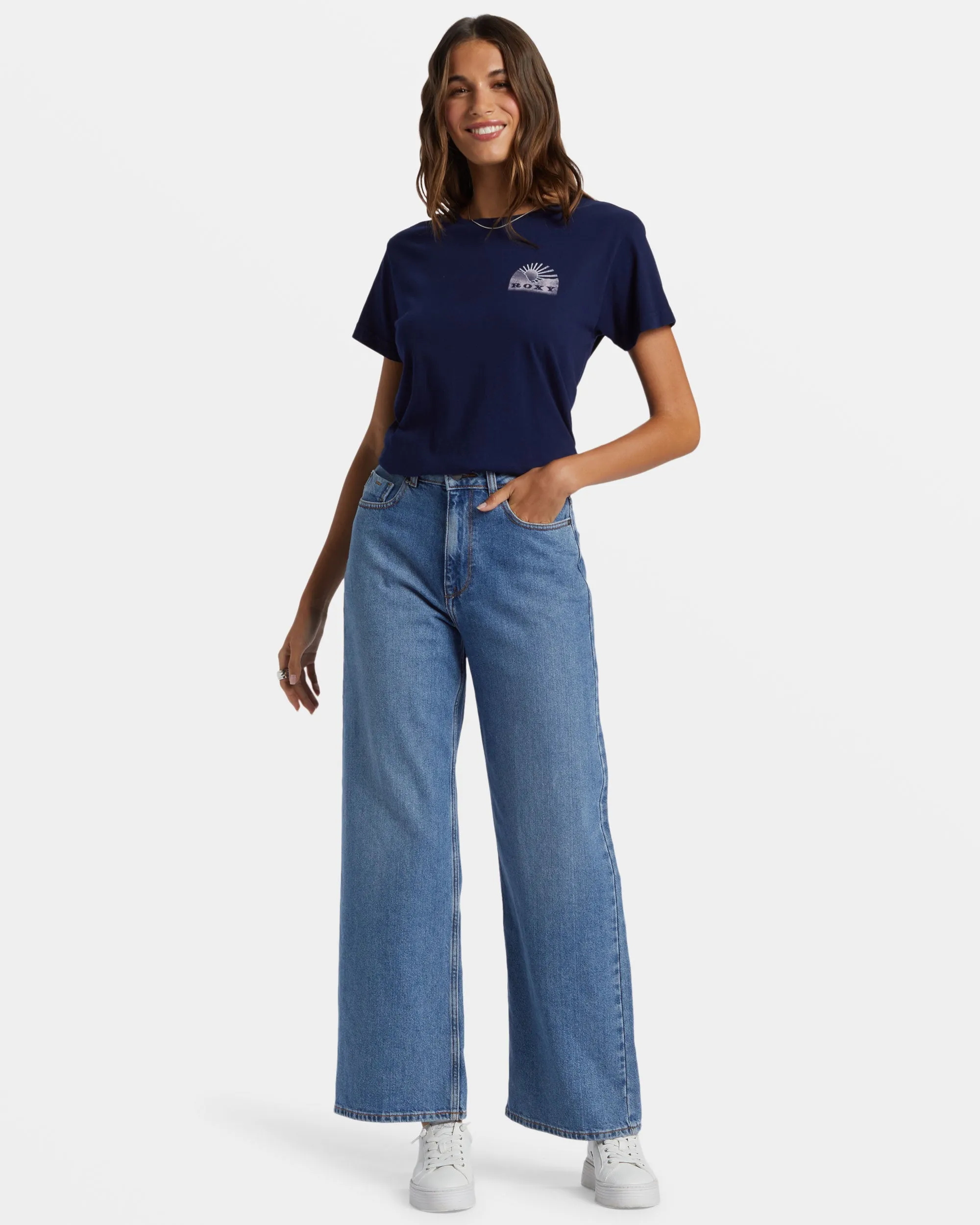 Get Lost In The Moment Boyfriend T-Shirt - Naval Academy sold by Roxy product image thumbnail 3