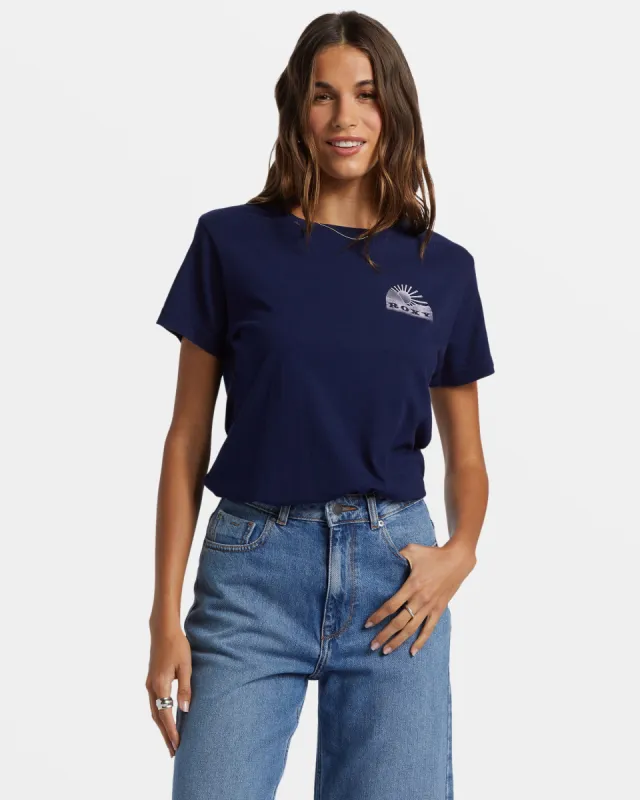Get Lost In The Moment Boyfriend T-Shirt - Naval Academy sold by Roxy