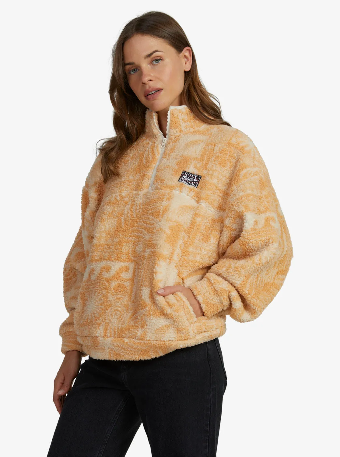 Jive Talking Polar Fleece - Tapioca Totally Iconic sold by Roxy product image thumbnail 4