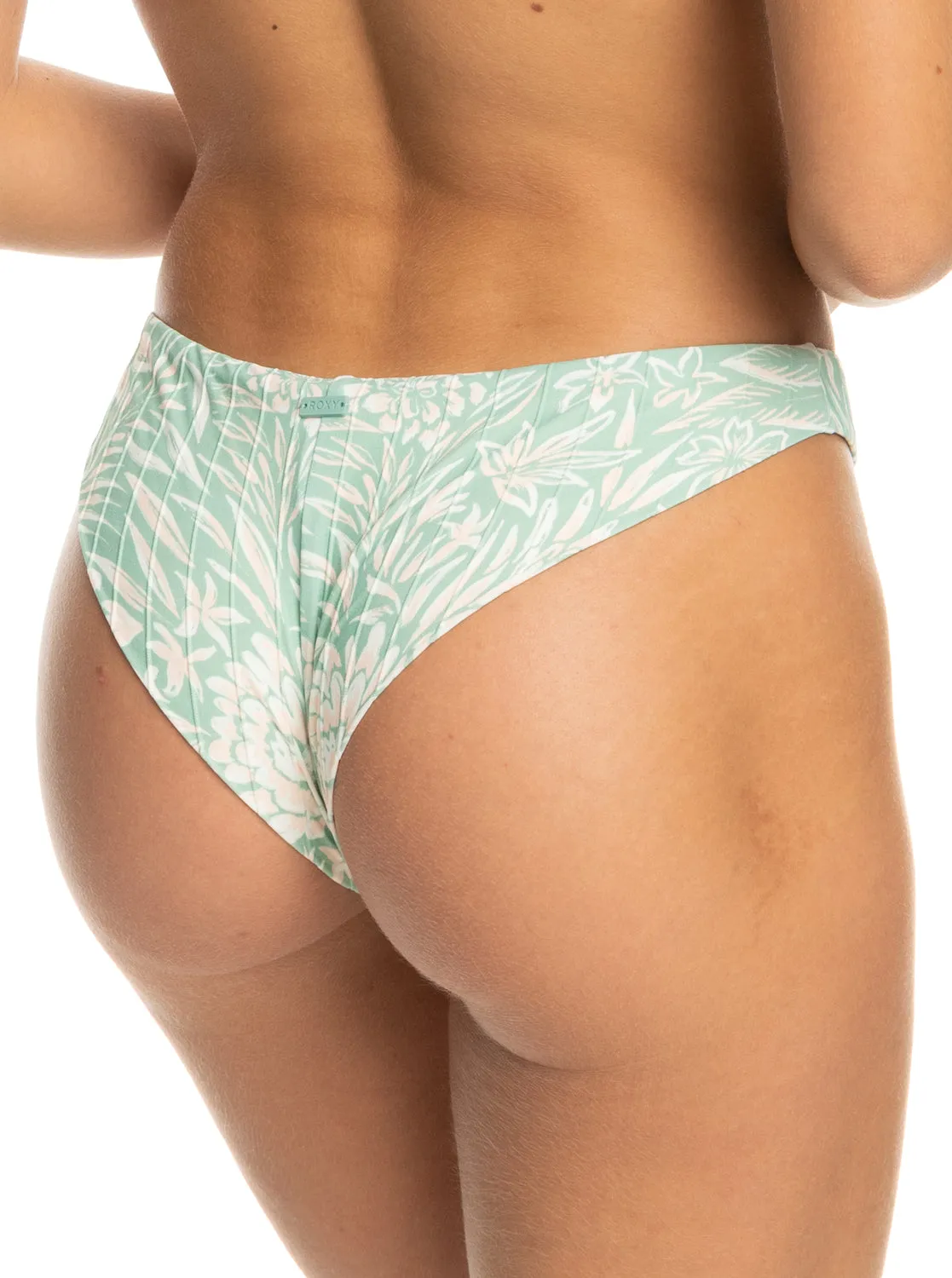 Rib Roxy Love The Baja Cheeky Bikini Bottoms - Blue Surf Planao Apparel sold by Roxy product image thumbnail 5