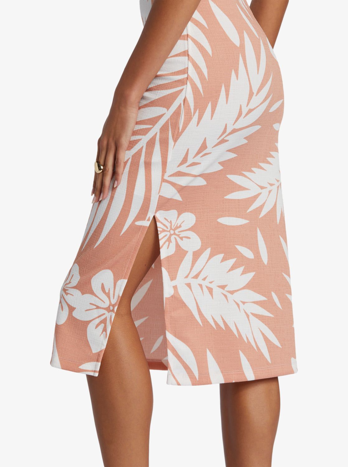 Good Keepsake Midi Dress - Cafe Creme Palmeria sold by Roxy product image thumbnail 5