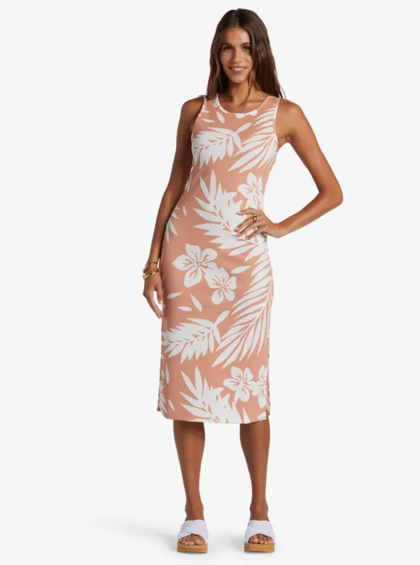 Good Keepsake Midi Dress - Cafe Creme Palmeria sold by Roxy