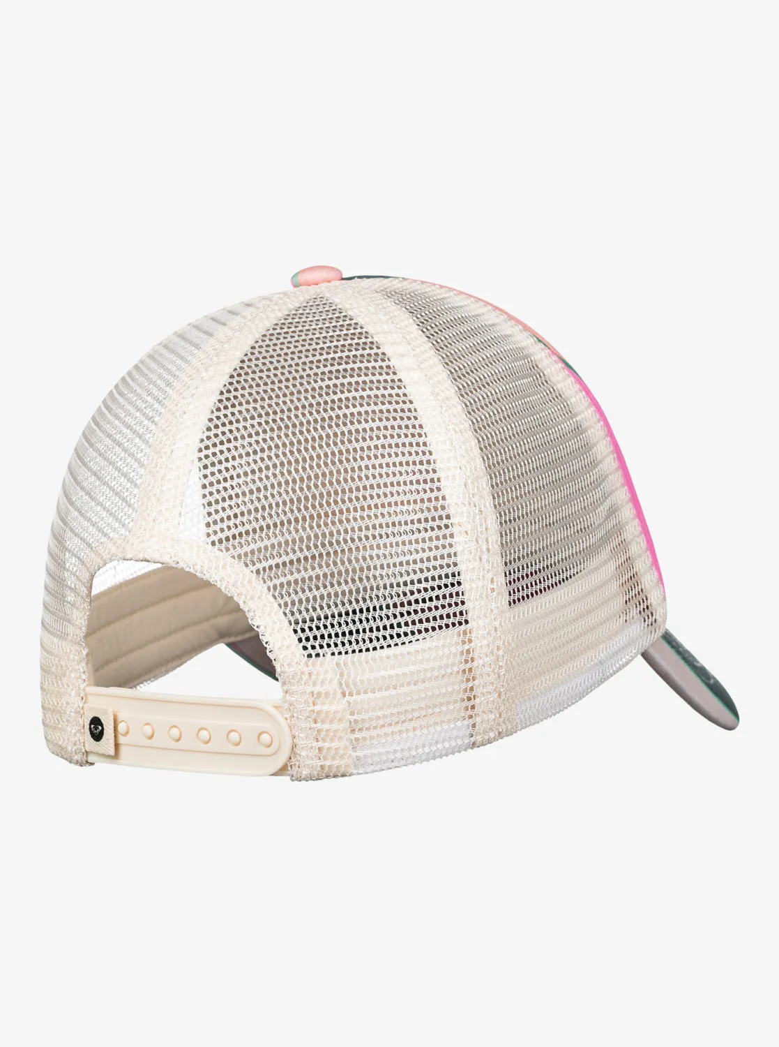 Girls 4-16 Honey Coconut Trucker Hat - Agave Green Very Vista Stripe sold by Roxy product image thumbnail 4