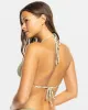 Beach Classics Mini Tiki Tri Bikini Top - Oil Green Leavin sold by Roxy