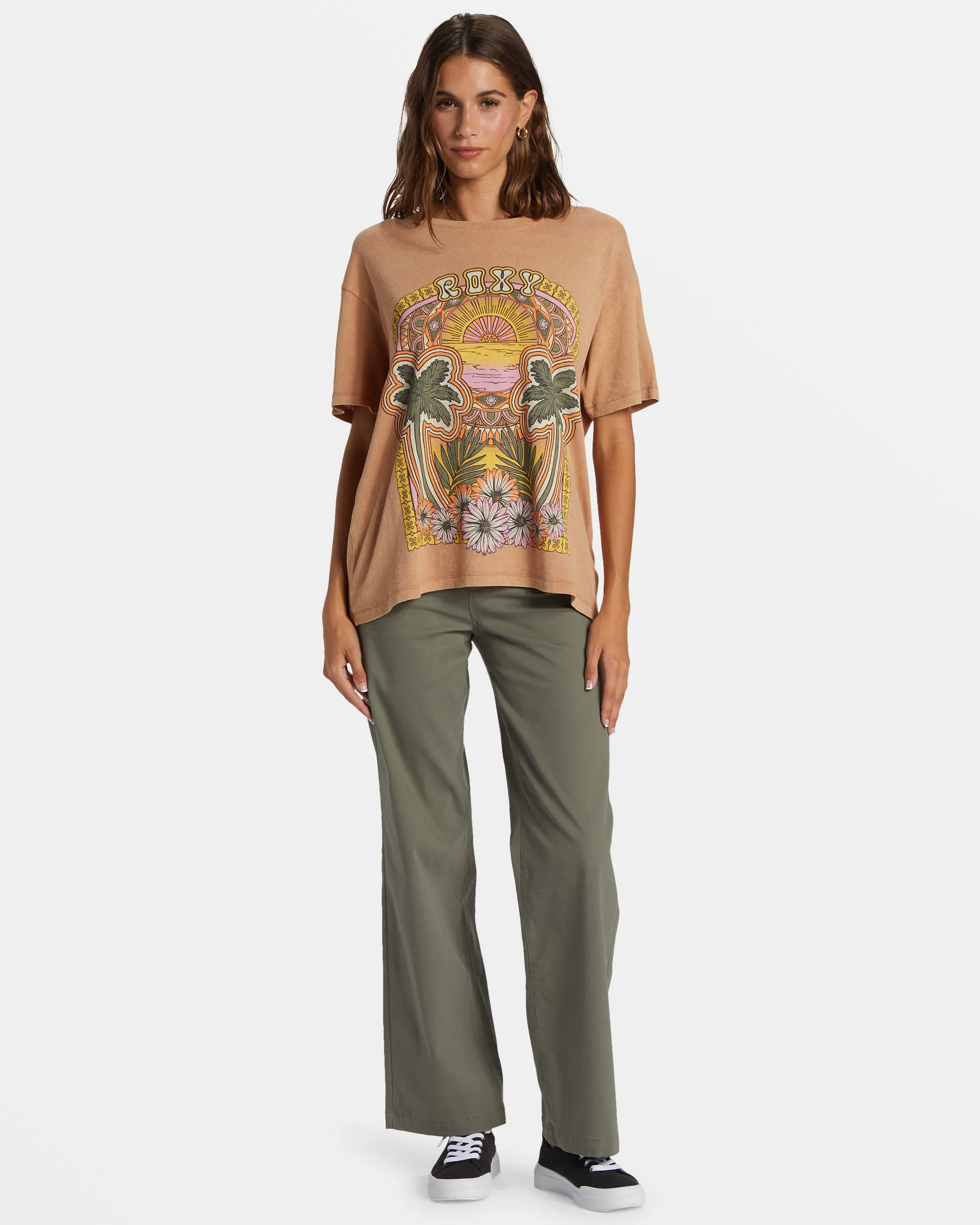 Morockin T-Shirt - Camel sold by Roxy product image thumbnail 3