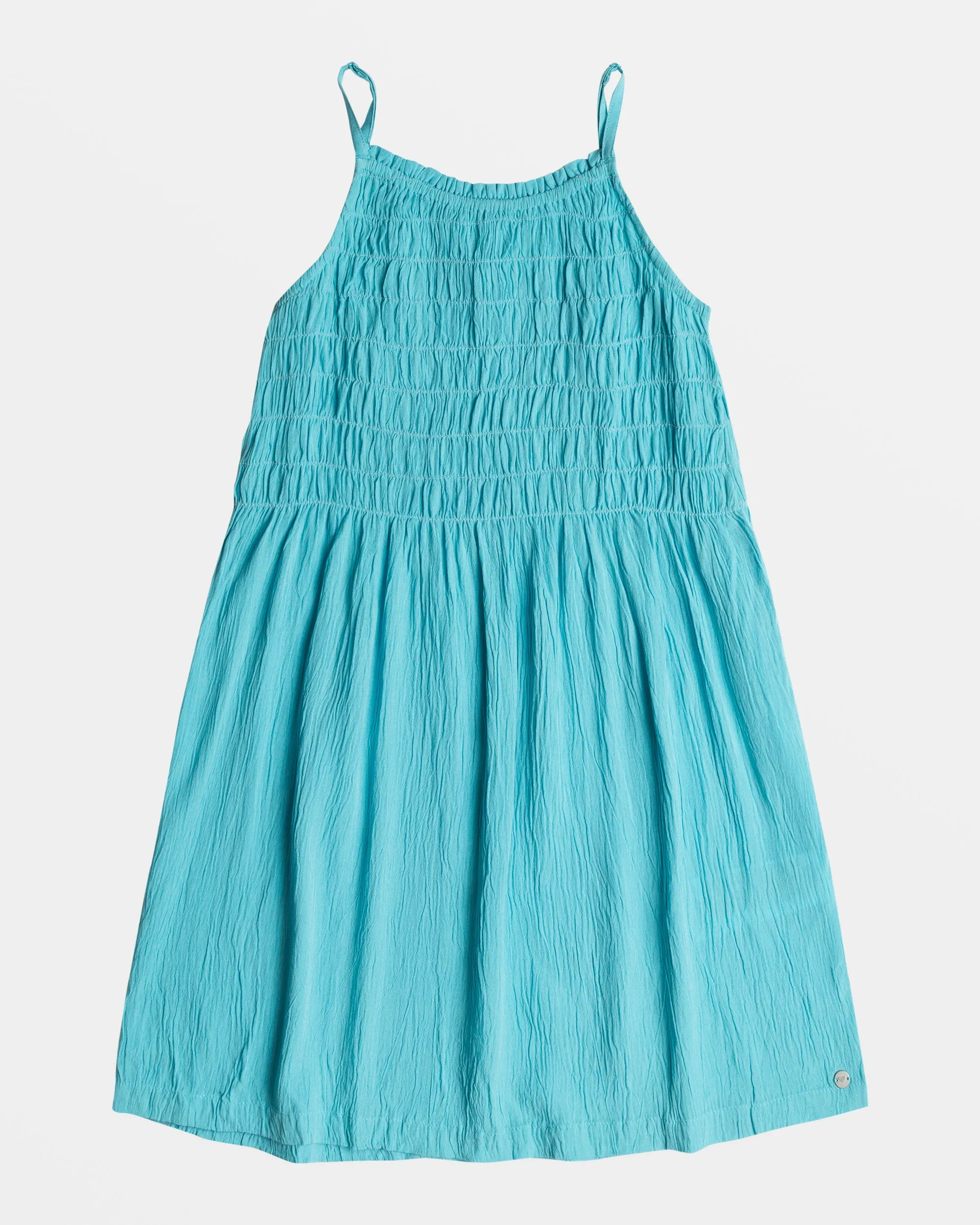Girls 4-16 Look At Me Now Strappy Mini Dress - Maui Blue sold by Roxy