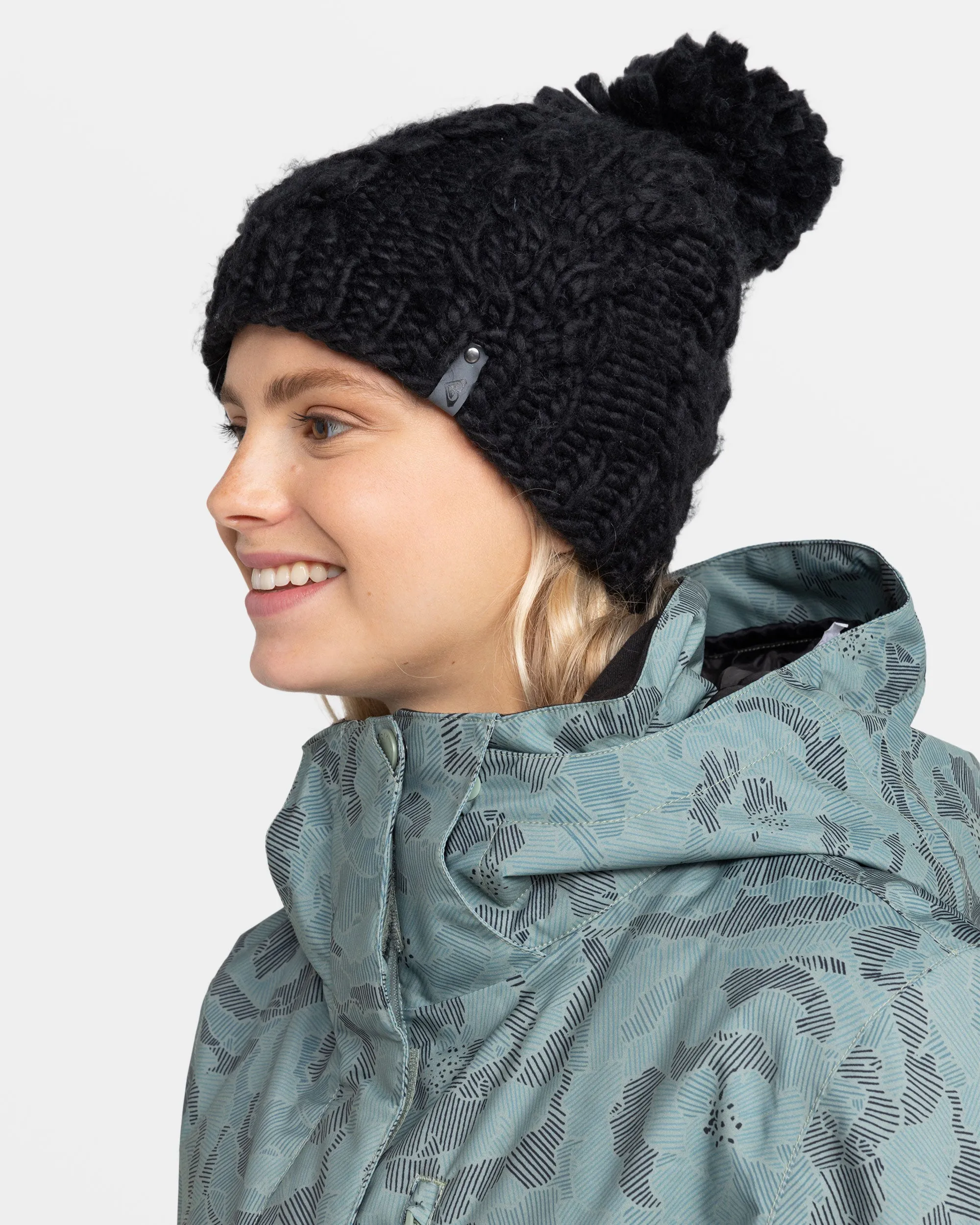 Winter Beanie - True Black sold by Roxy product image thumbnail 2