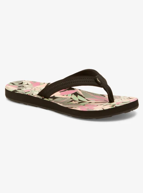 Vista Loreto II Flip-Flops - Blk/Multi sold by Roxy
