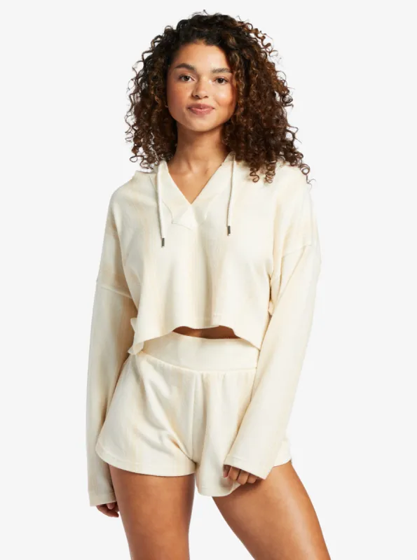 Drop A Wave Poncho Hoodie - Baja Stripe made by Roxy