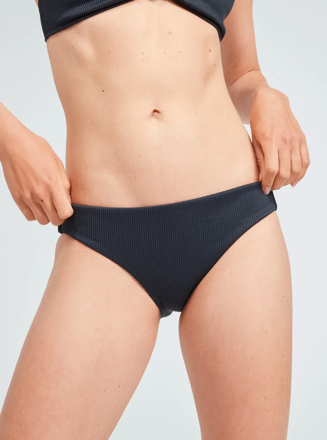 Rib Roxy Love The Comber Bikini Bottom - Anthracite sold by Roxy product image thumbnail 2