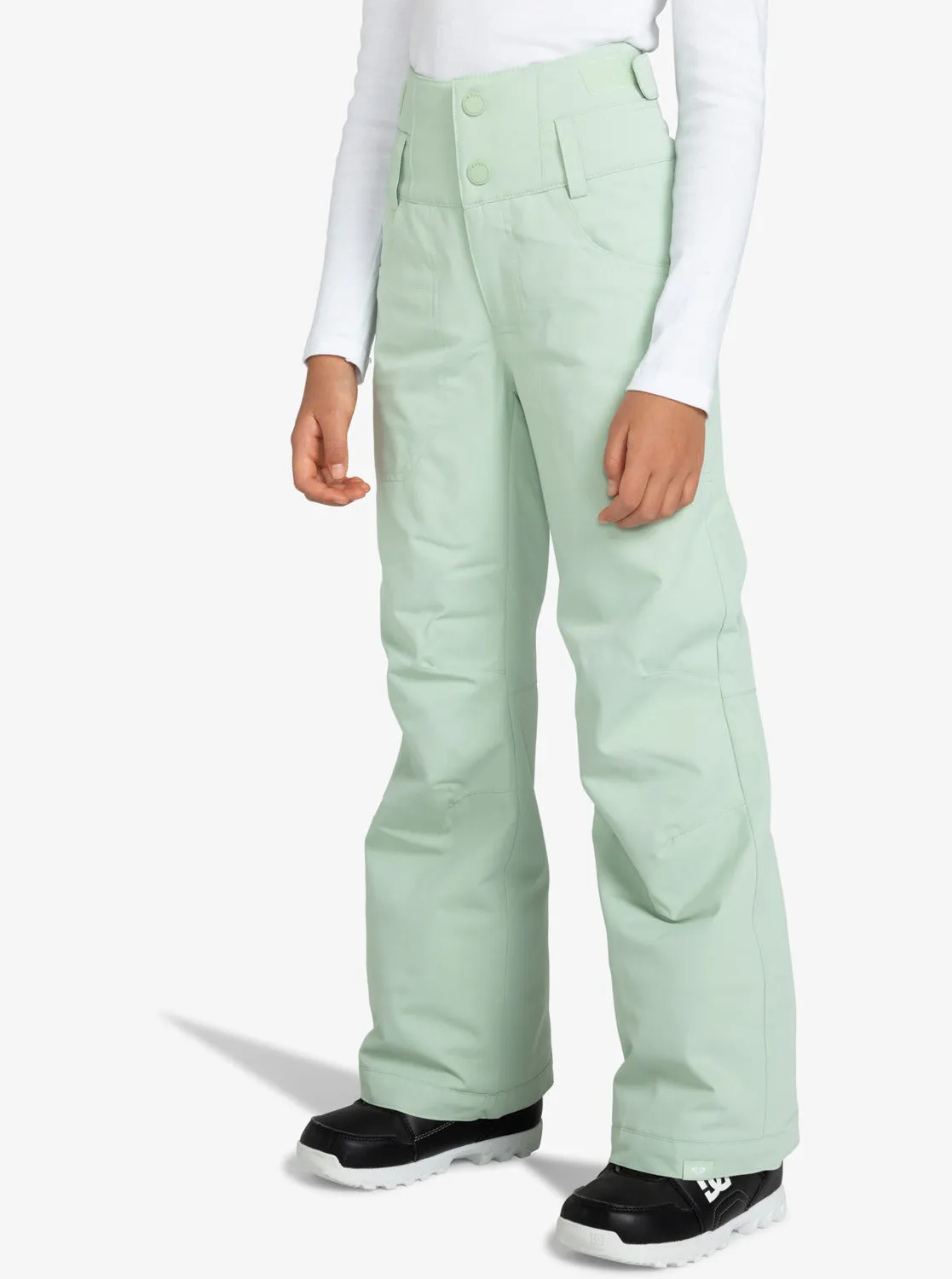 Girls 4-16 Diversion Technical Snow Pants - Cameo Green sold by Roxy product image thumbnail 2