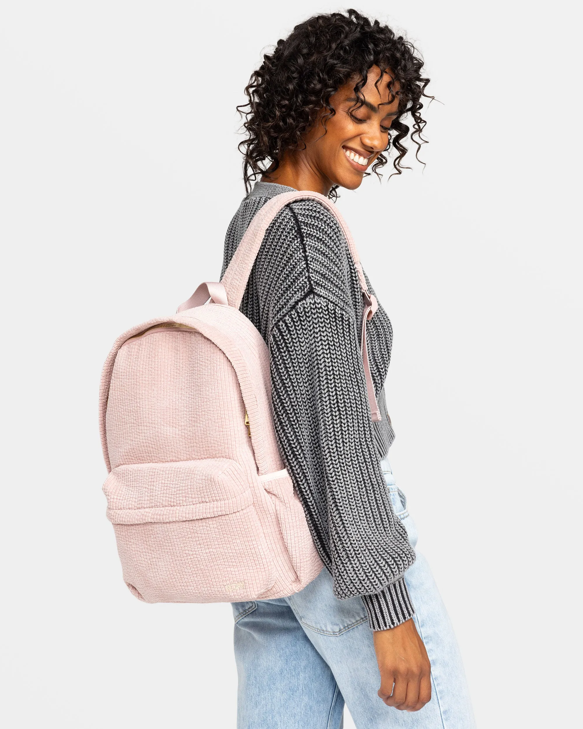 Feeling Good Small Corduroy Backpack - Lilac Chiffon sold by Roxy
