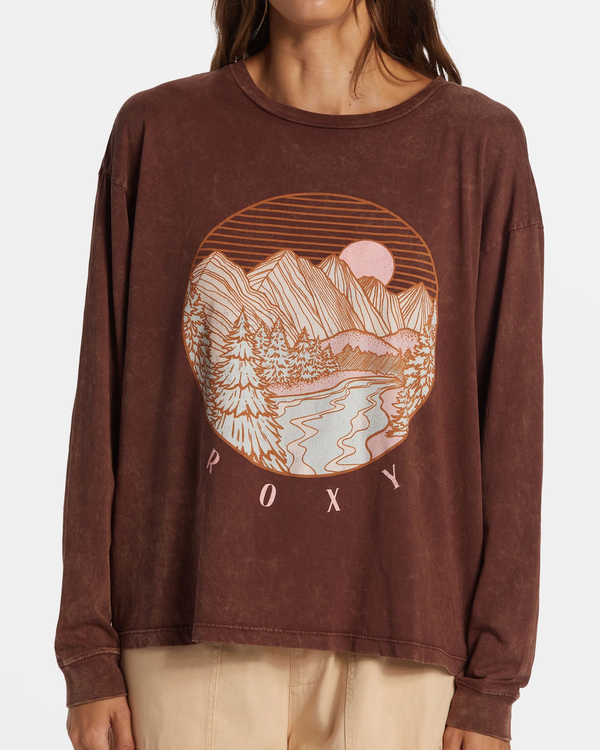 Alpine Paradise Long Sleeve T-Shirt - Fudgesickle sold by Roxy product image thumbnail 4