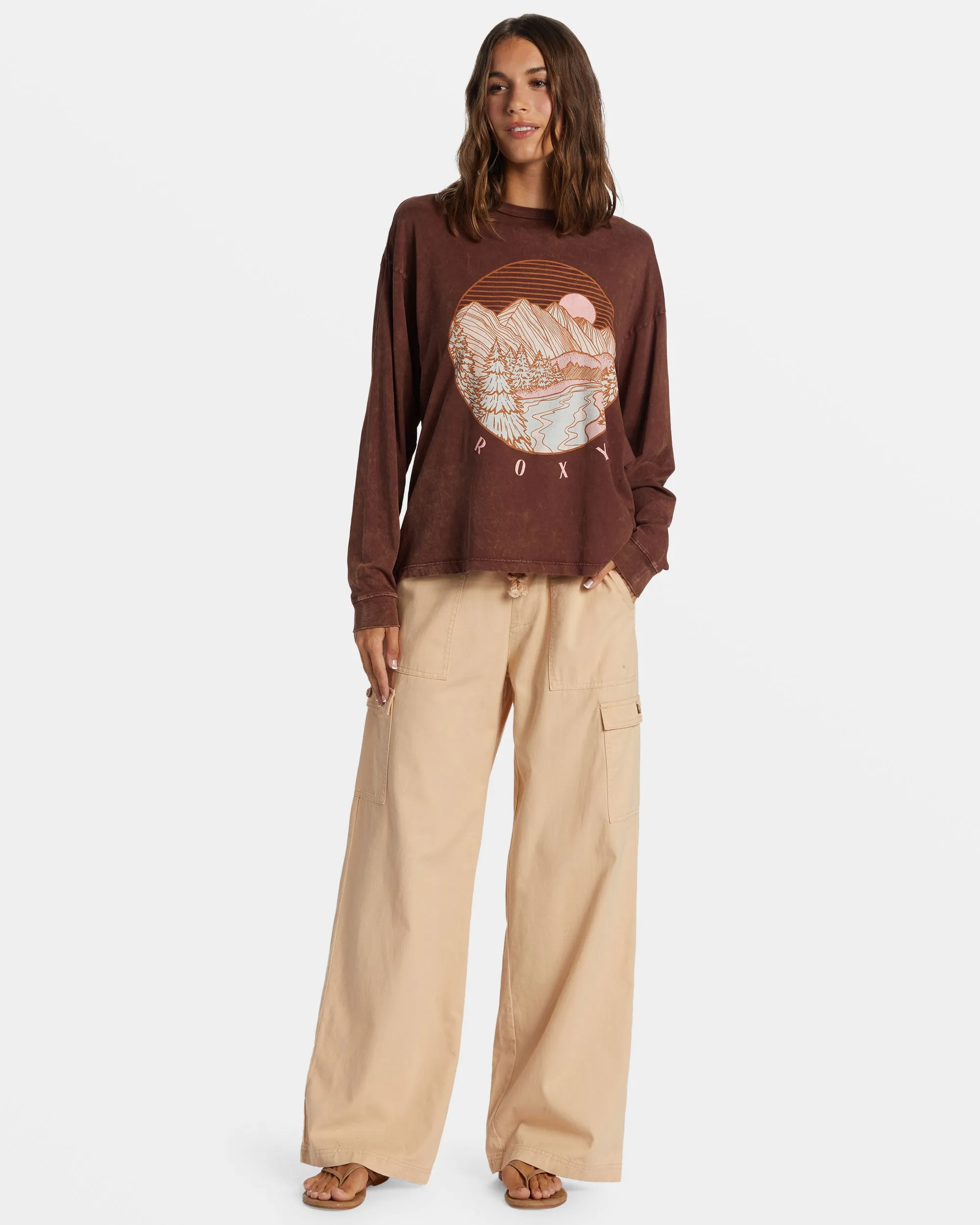 Alpine Paradise Long Sleeve T-Shirt - Fudgesickle sold by Roxy product image thumbnail 3