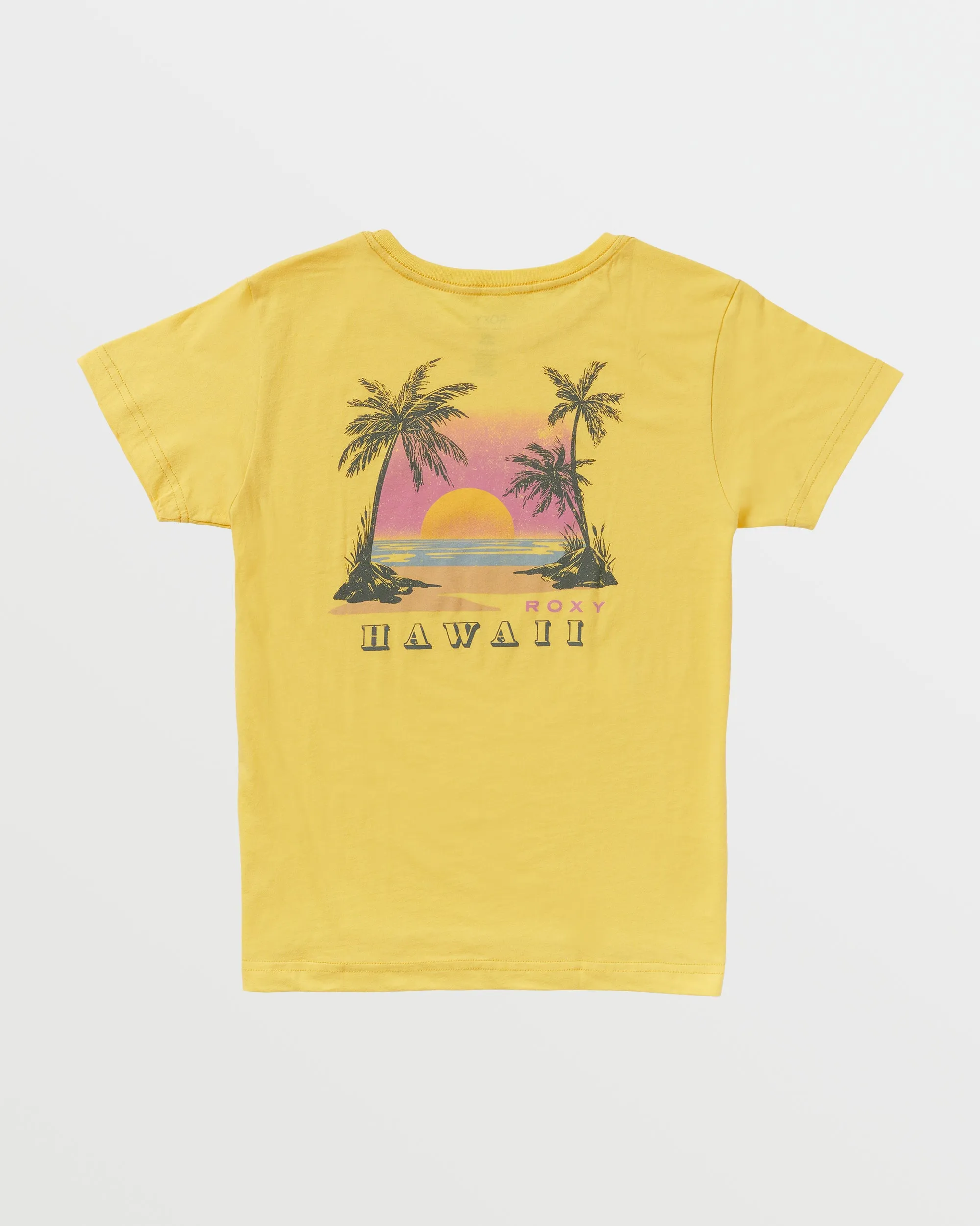 Sunset Beach Hawaii Boyfriend T-Shirt - Banana Cream sold by Roxy product image thumbnail 2