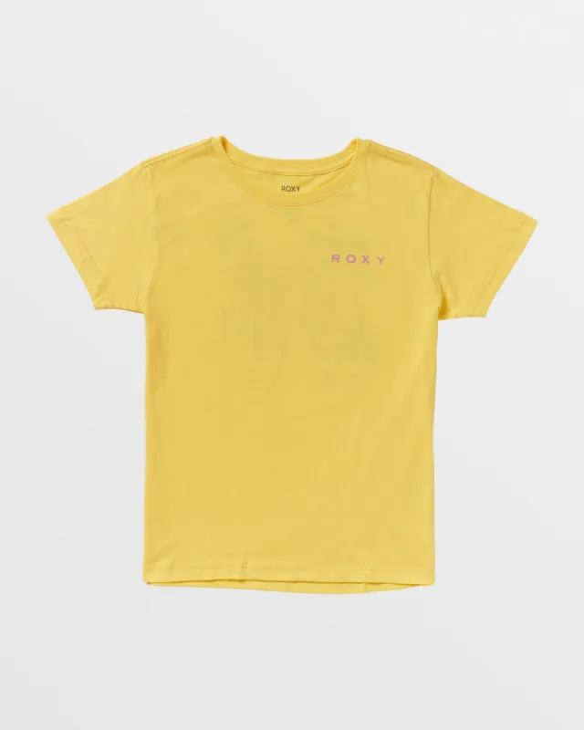 Sunset Beach Hawaii Boyfriend T-Shirt - Banana Cream sold by Roxy