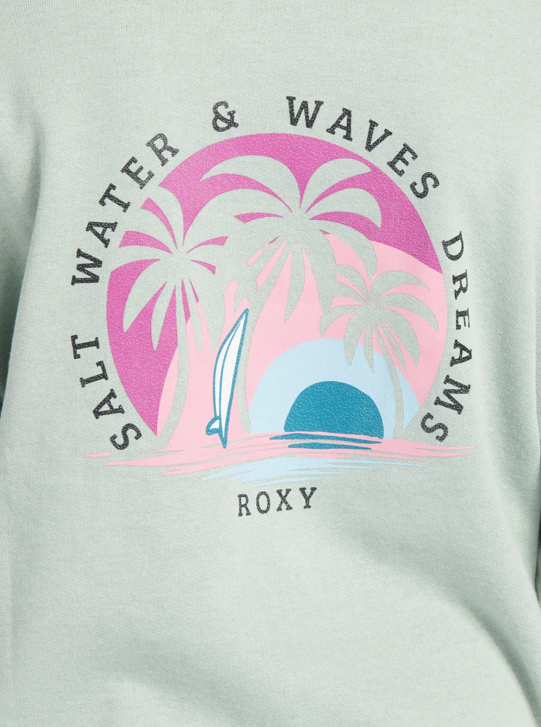 Girls 4-16 Early In The Morning B Zip-Up Hoodie - Blue Surf sold by Roxy product image thumbnail 4