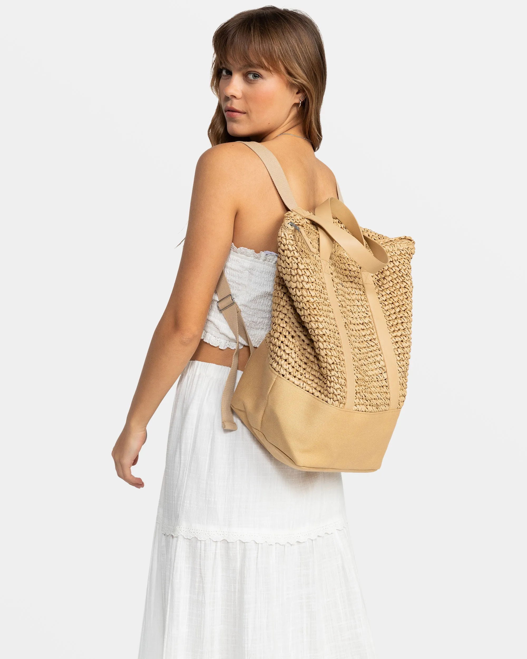 Beach Lover 21L Medium Backpack - Natural sold by Roxy
