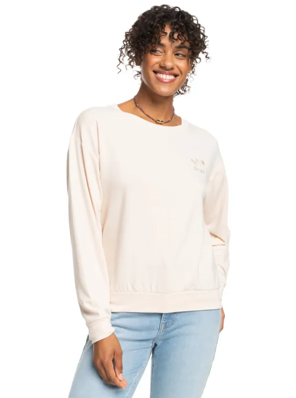 Surfing By Moonlight D Cozy Lounge Top - Tapioca sold by Roxy