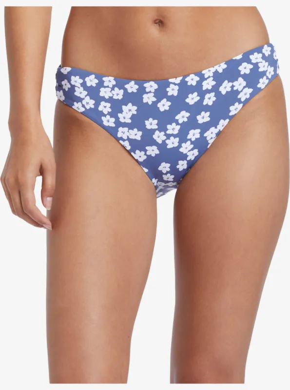 Printed Beach Classics Hipster Bikini Bottoms - Bijou Blue Floral Delight sold by Roxy