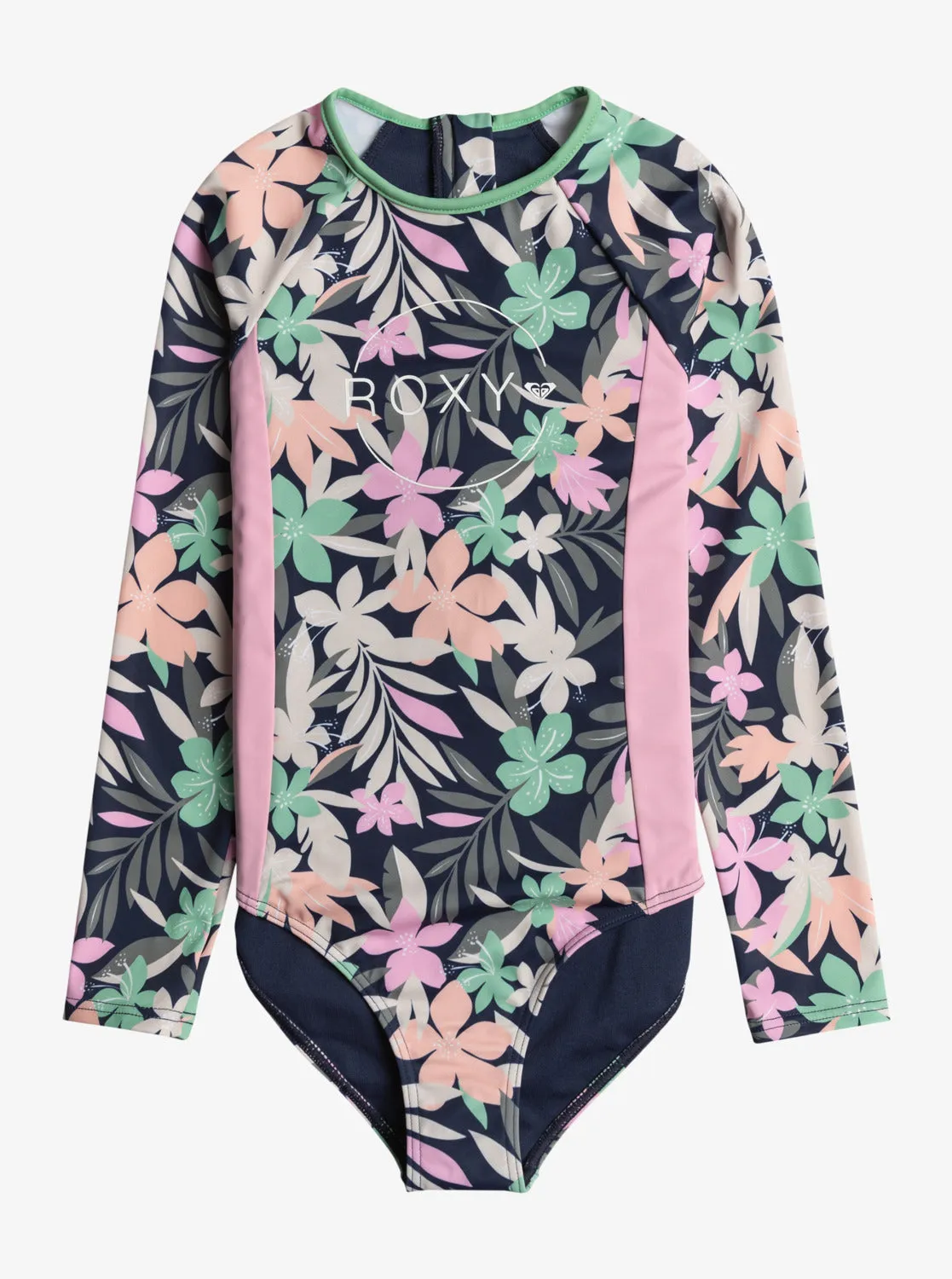 Girls 7-16 Ilacabo Active Long-Sleeve Swimsuit - Naval Academy Ilacabo Swim sold by Roxy