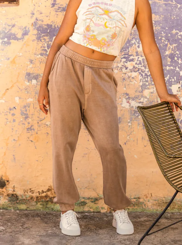 Doheny Jogger Sweatpants - Root Beer made by Roxy