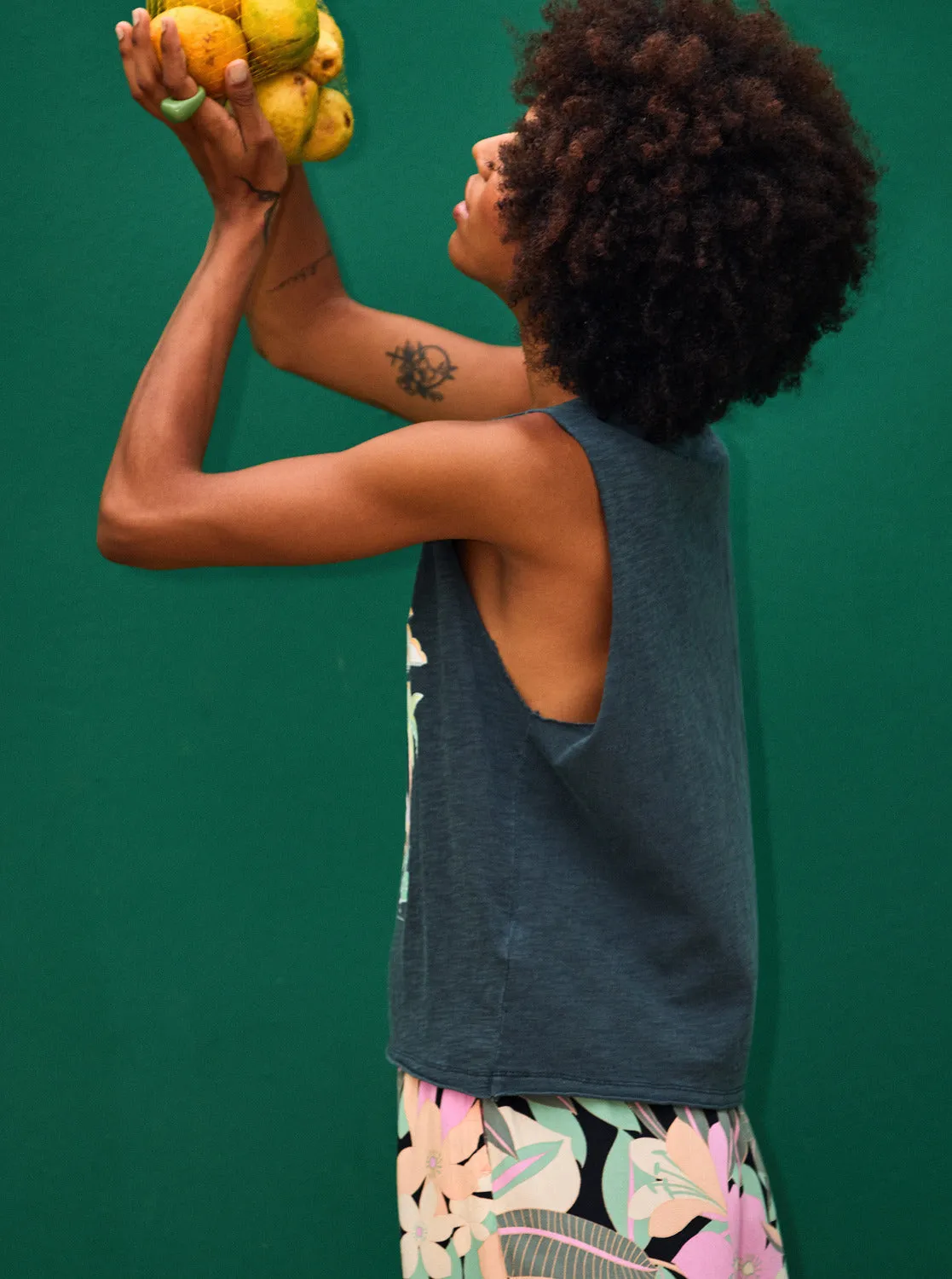 Beachy Days Muscle Tank - Anthracite sold by Roxy product image thumbnail 2
