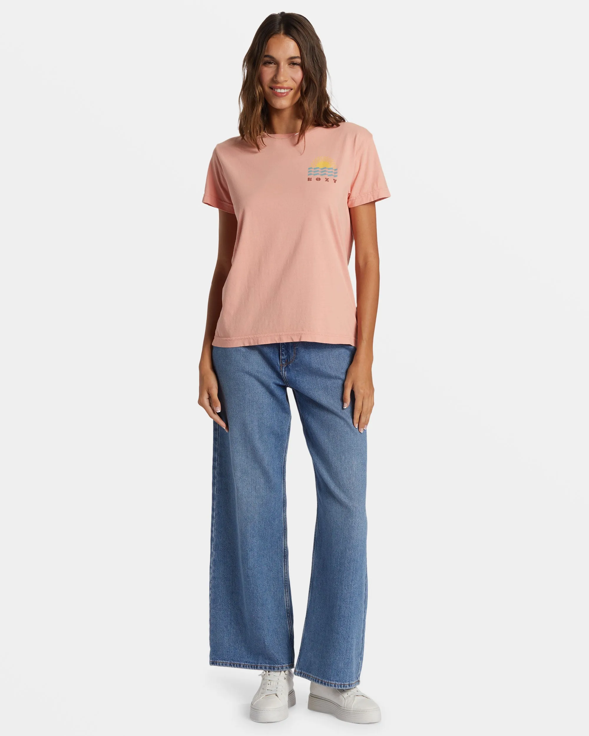 Sun Spun T-Shirt - Candlelight Peach sold by Roxy product image thumbnail 3