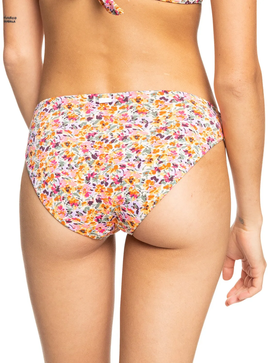 Printed Beach Classics Hipster Bikini Bottom - Pastel Rose Swept Up Floral sold by Roxy product image thumbnail 4