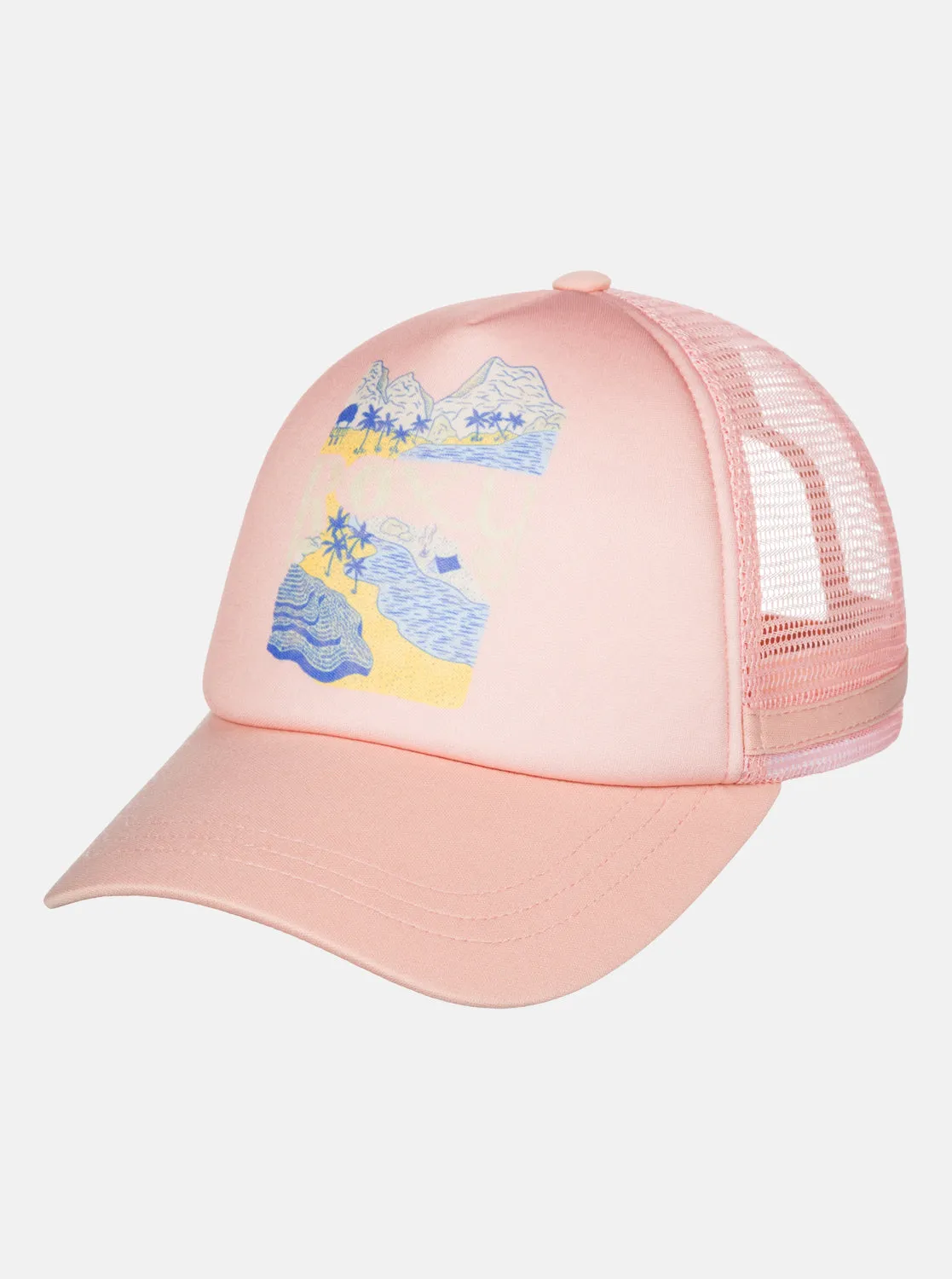 Dig This Trucker Hat - Cafe Creme sold by Roxy