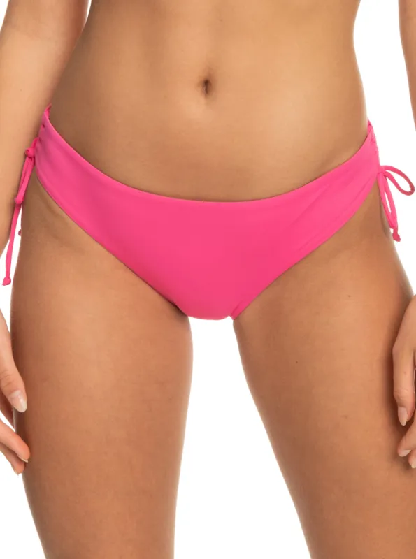 Beach Classics Hipster Bikini Bottom - Shocking Pink sold by Roxy