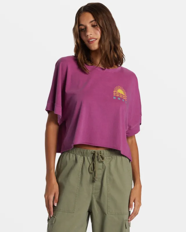 Sun Spun T-Shirt - Wild Aster sold by Roxy