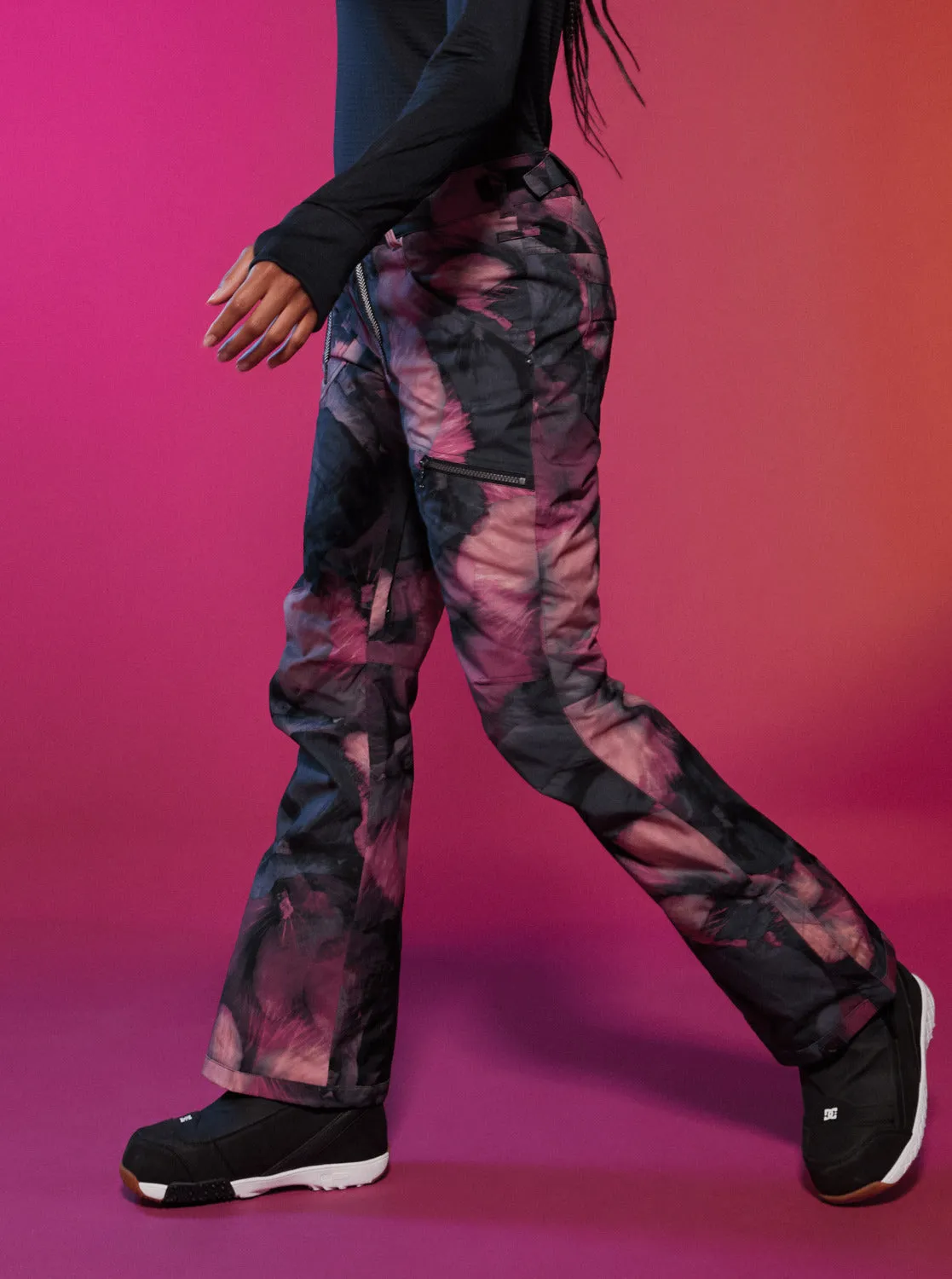 Nadia Technical Snow Pants - True Black Pansy Pansy sold by Roxy product image thumbnail 2