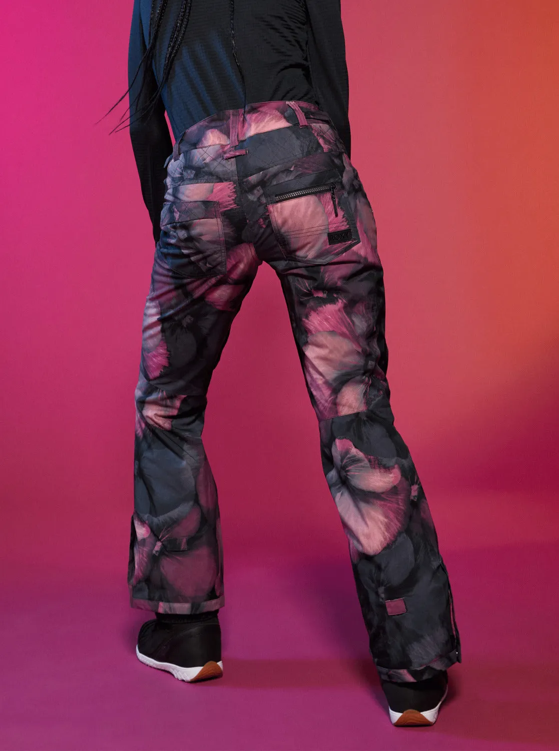 Nadia Technical Snow Pants - True Black Pansy Pansy sold by Roxy product image thumbnail 3