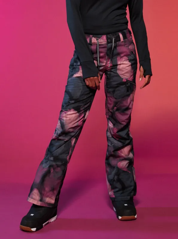 Nadia Technical Snow Pants - True Black Pansy Pansy sold by Roxy