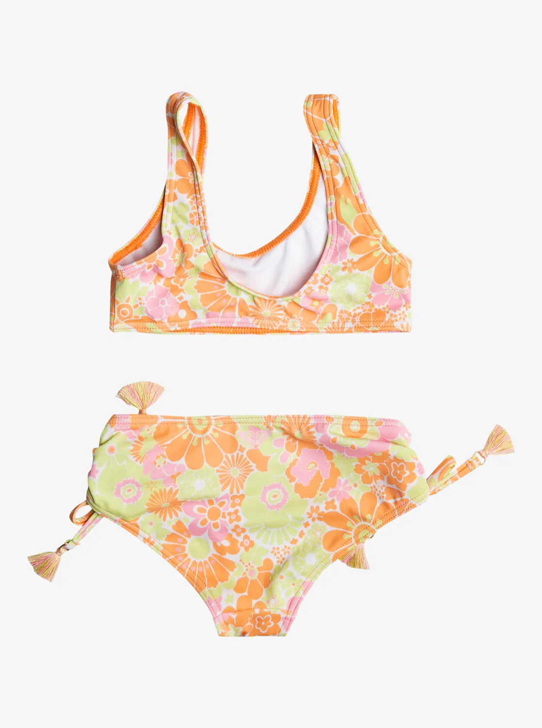 Girls 4-16 Happiness Feeling Two Piece Bralette Bikini Set - Mock Orange Piece Of Paradise sold by Roxy product image thumbnail 2