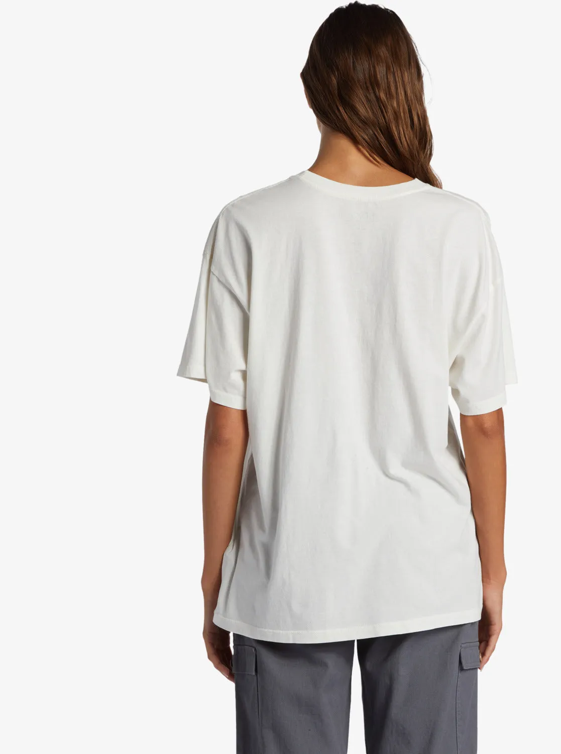 Sunrise To Sunset Oversized Boyfriend T-Shirt - Snow White sold by Roxy product image thumbnail 5