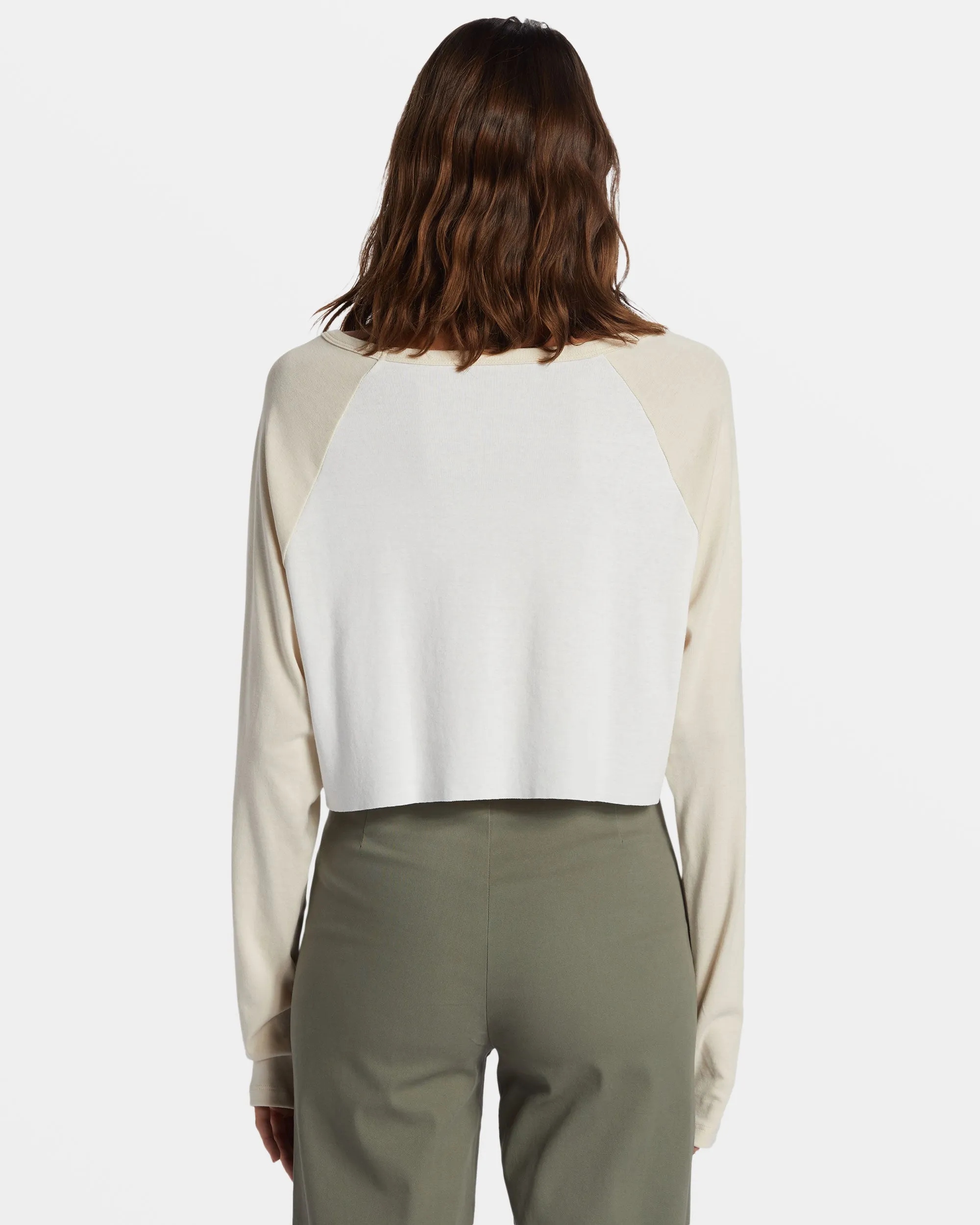 Moonlight Oasis Long Sleeve T-Shirt - Parchment sold by Roxy product image thumbnail 2